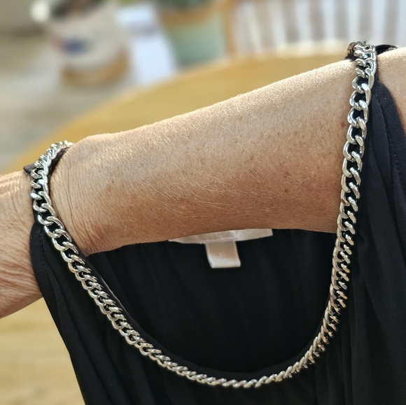 Michael Kohrs Black Open Shoulder Chain Neckline Womens Size XL - Picture 10 of 10